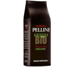 2x500g Café En Grain Bio 100% Arabica - PELLINI