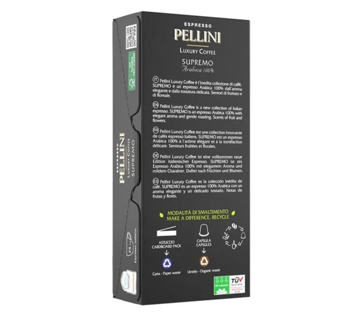 40 Capsules Compatibles Nespresso® Compostables PELLINI - Supremo 2 40 Capsules Compatibles Nespresso® Compostables PELLINI - Supremo – Image 2