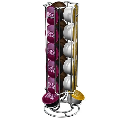 Porte Capsules Distributeur Servicio Pour Dolce Gusto - 18 Capsules - TAVOLA SWISS 1 Porte Capsules Distributeur Servicio Pour Dolce Gusto - 18 Capsules - TAVOLA SWISS