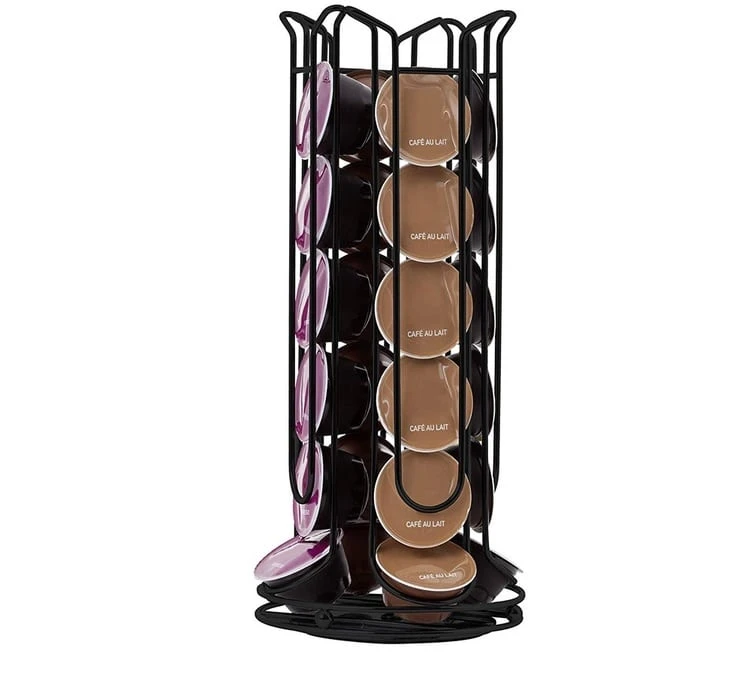 Porte Capsules Distributeur Noir Pour Nescafe Dolce Gusto - 24 Capsules- Melitta 1 Porte Capsules Distributeur Noir Pour Nescafe Dolce Gusto - 24 Capsules- Melitta