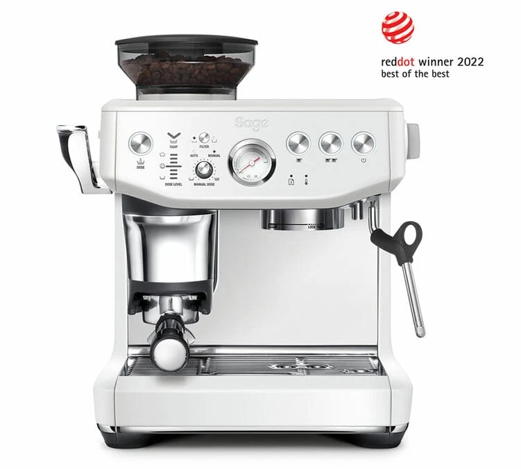 Machine Expresso SAGE Barista Express Impress SES876SST4EEU1 Blanc Sel De Mer 1 Machine Expresso SAGE Barista Express Impress SES876SST4EEU1 Blanc Sel De Mer