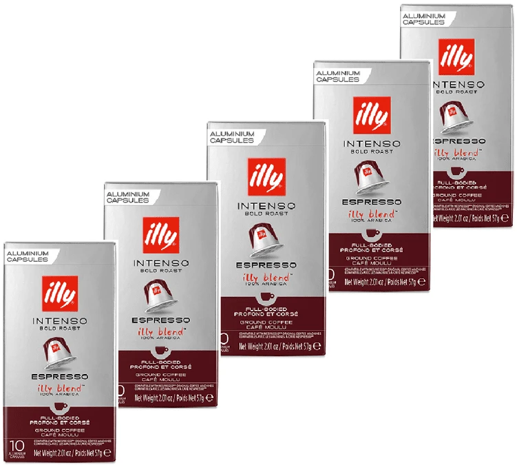 50 Capsules Intenso Compatibles Nespresso® - ILLY 1 50 Capsules Intenso Compatibles Nespresso® - ILLY