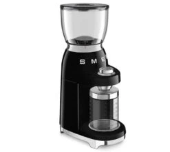 Moulin à Café SMEG Noir CGF01BLEU Années 50 -CaféStyle Boutique smeg broyeur noir 3