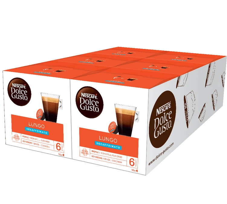 96 Capsules - Decaffeinato Lungo - NESCAFÉ DOLCE GUSTO® 1 96 Capsules - Decaffeinato Lungo - NESCAFÉ DOLCE GUSTO®