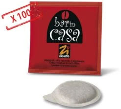 100 Dosettes ESE Cialda Bar In Casa - ZICAFFE