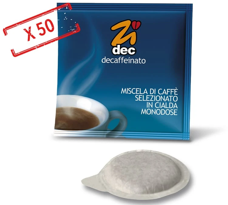 50 Dosettes ESE Zidec Cialda Decaffeinato - ZICAFFE 1 50 Dosettes ESE Zidec Cialda Decaffeinato - ZICAFFE